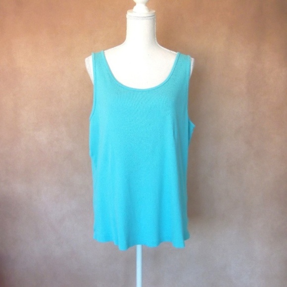 Tops - Comfy & Stretchy Turquoise Tank Top FINAL PRICE